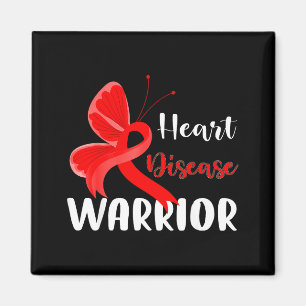 Heart Disease Warrior Heart Disease Awareness Butt Magnet