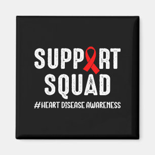 Heart Disease Warrior Support Squad Heart Disease Magnet