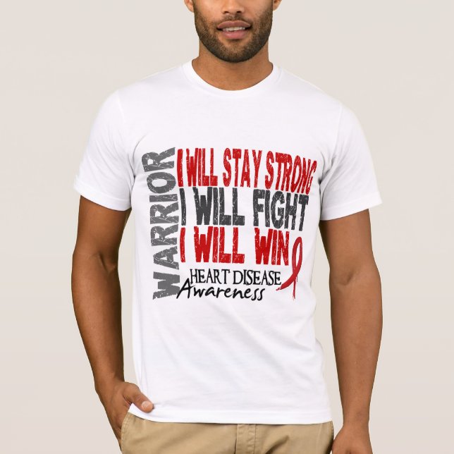 Heart Disease Warrior T-Shirt (Front)