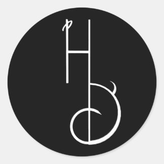 Heart Divided Black And White HD Logo Sticker