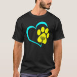 Heart Dog Paw Print Menorah Hanukkah Chanukah Jewi T-Shirt<br><div class="desc">Heart Dog Paw Print Menorah Hanukkah Chanukah Jewish Holiday.</div>