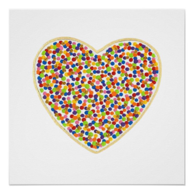 Heart Dots Perfect Poster (Front)