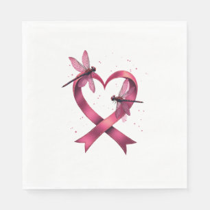Heart Dragonflies Men Women Kid Napkin