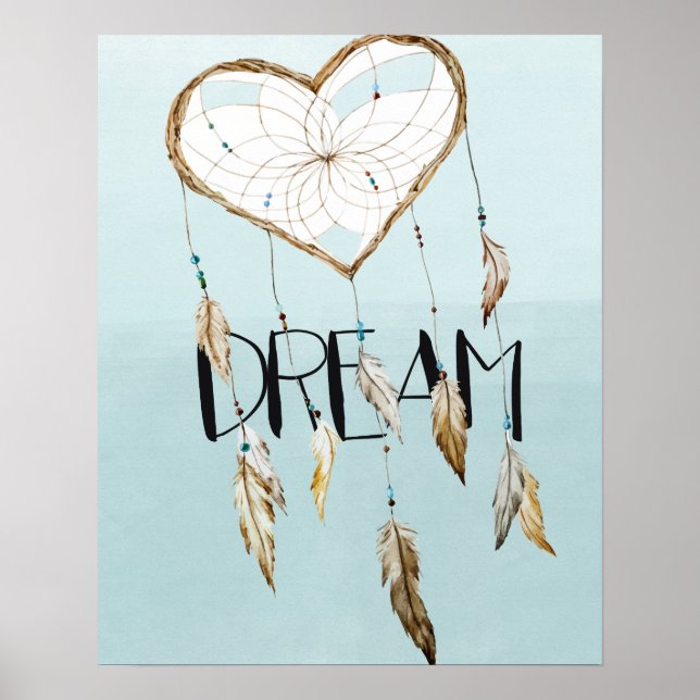 Heart Dream Catcher Poster (Front)