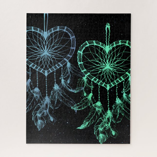 Heart Dream-Catchers Jigsaw Puzzle (Vertical)