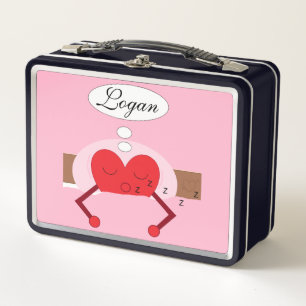 Heart Dreams Shade of Pink:  Husband's Metal Lunch Box