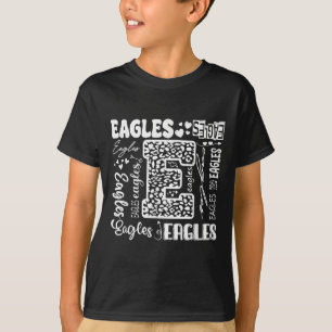 Heart Eagles School Team Go Ealges For Men Women F T-Shirt