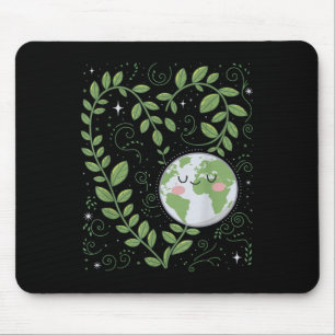 Heart Earth Day 2025 Environment Plant Leaf Mouse Mat