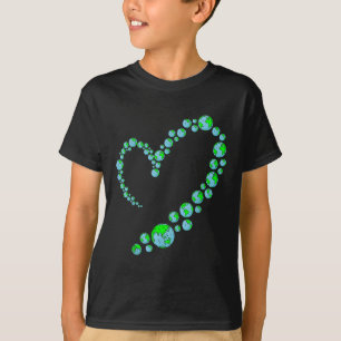Heart Earth Day Cute Save The Planet Environmental T-Shirt