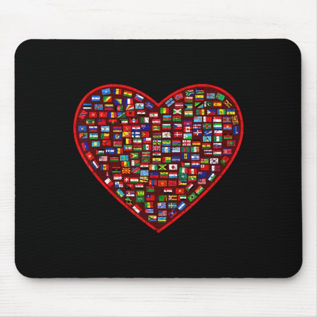 Heart Earth Day  Mouse Mat (Front)