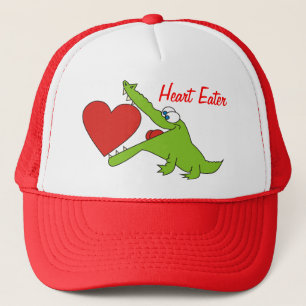 Heart Eater Funny Crocodile Hat