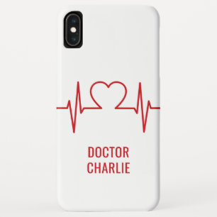 Heart EKG custom name & colour phone cases
