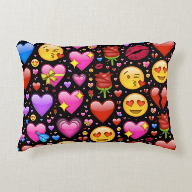 Heart Emojis Cushion (Front)