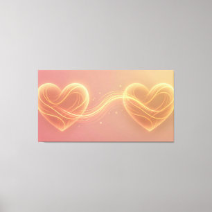 Heart Energy Flow Canvas Print