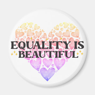 Heart Equality Magnet