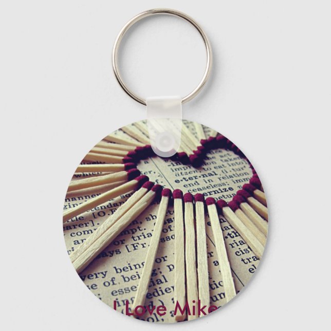 Heart Eternal Love Key Ring (Front)