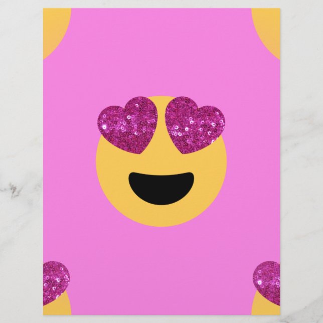 heart eye emoji (Front)