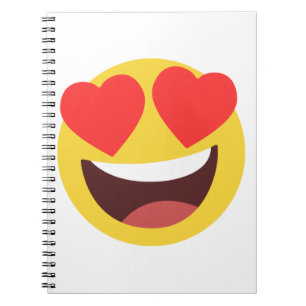 Heart Eyes Emoji Notebook