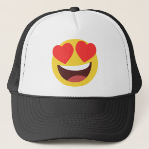 Heart Eyes Emoji Trucker Hat