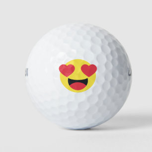 Heart Eyes Face Emoji  Golf Balls