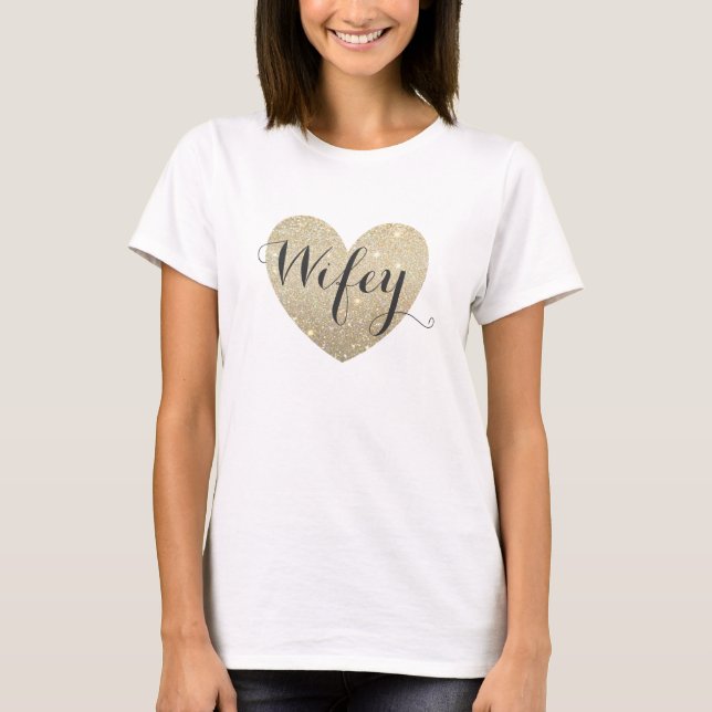 Heart Fab Wifey T-Shirt (Front)
