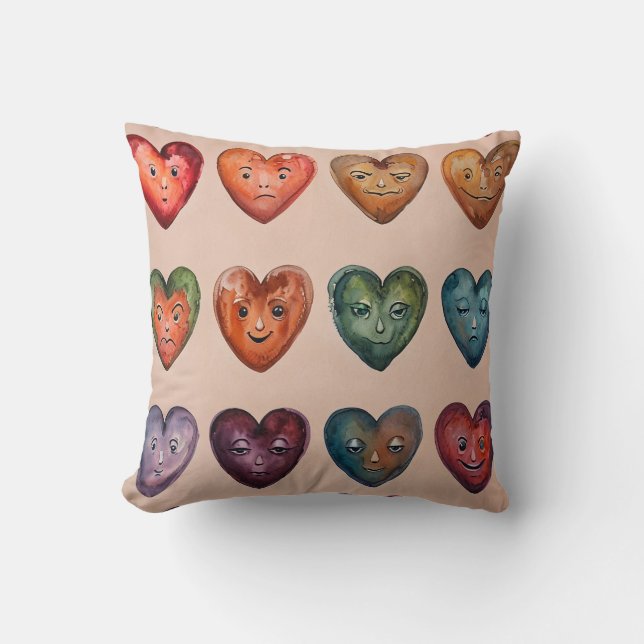 heart face cushion (Front)