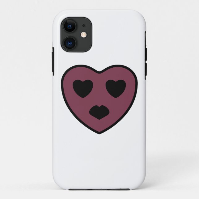 Heart Face Pout Case-Mate iPhone Case (Back)