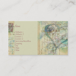 Heart-Faced Business Card