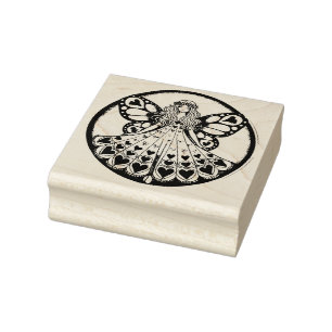 Heart Fairy Rubber Stamp
