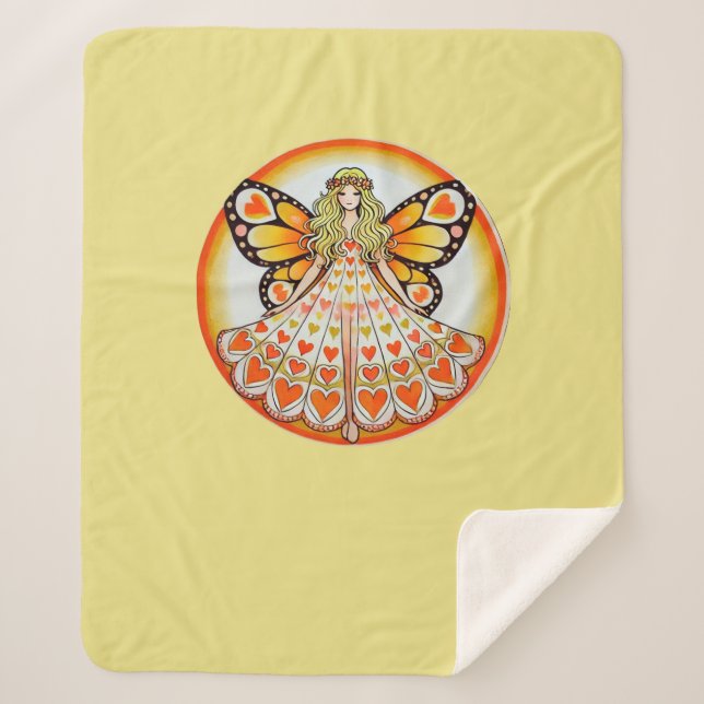 Heart Fairy                                        Sherpa Blanket (Front)