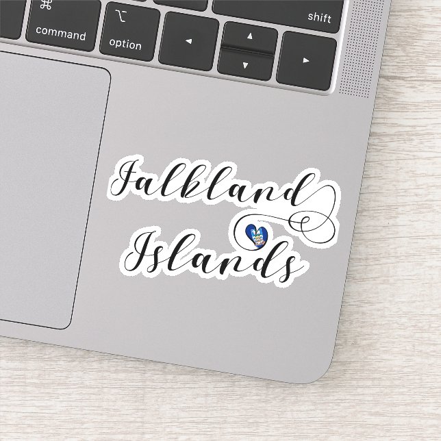 Heart Falkland Islands Flag, Falkland Isles (Detail)