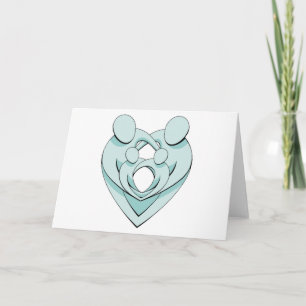 Heart Family Concept Graphic Card