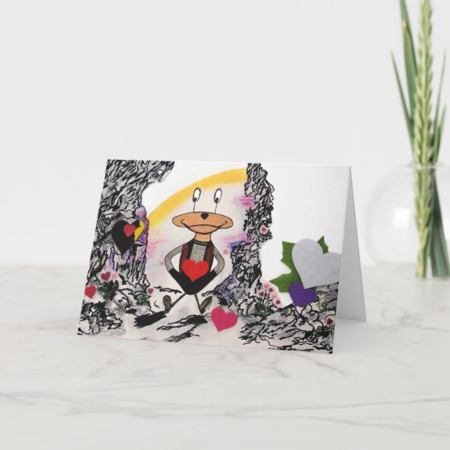 Heart Farm Greeting Card (Front)