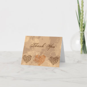 Heart Filled Thank You Card