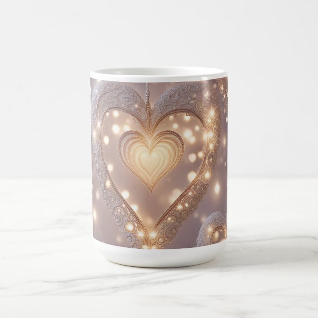 Heart Filled With Light Coffee Mug (Center)