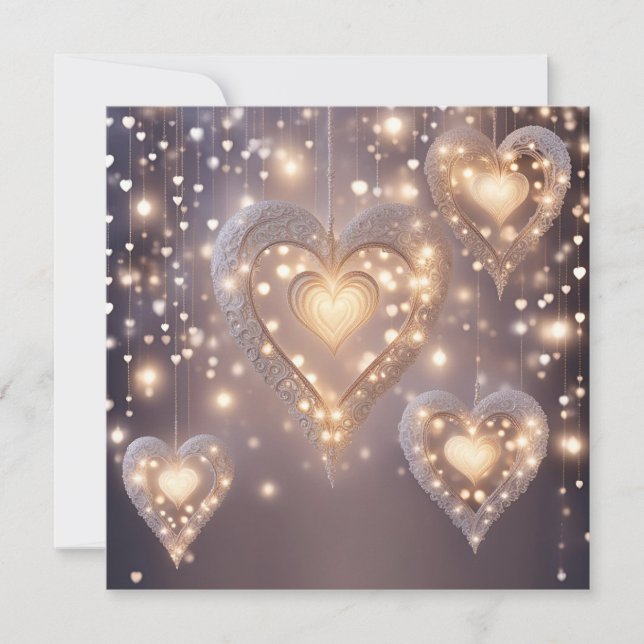 Heart Filled With Light Holiday Card (Front)