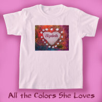 Heart Finger Painted