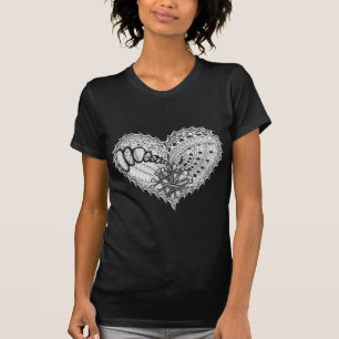 Heart Fire Doodle T-Shirt