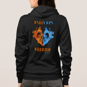 Heart/Flames...RSD/CRPS Hoodie