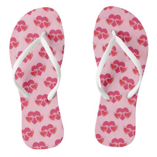 Heart Flip Flops