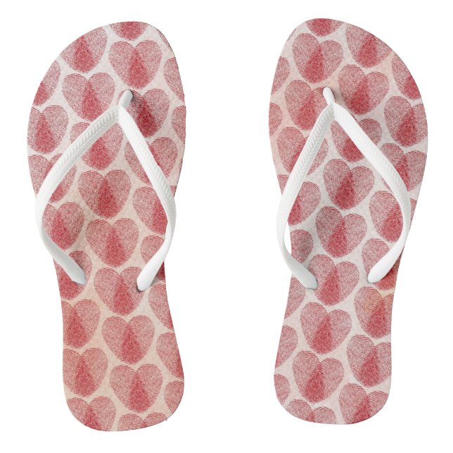 Heart Flip Flops (Footbed)