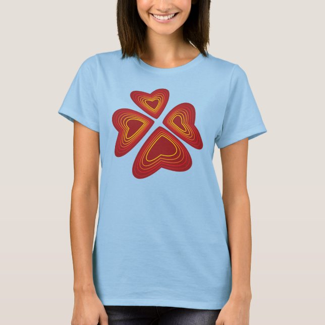 heart flower T-Shirt (Front)