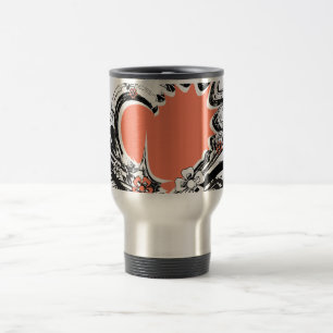 heart&flowers_mug travel mug