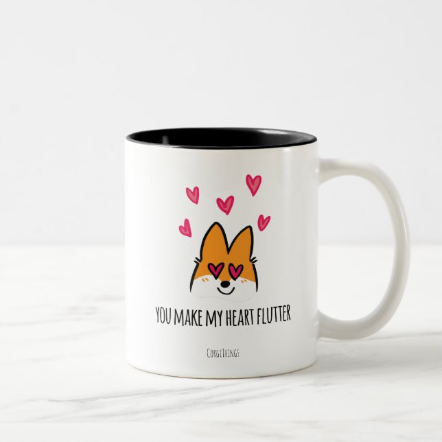 Heart Flutter Mug (Right)