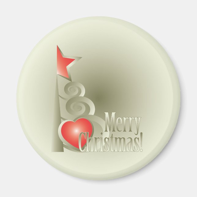 Heart for Christmas Magnet (Front)