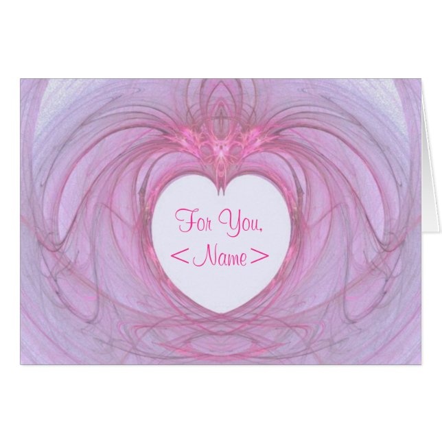 Heart For You Card (Front Horizontal)