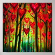 Heart Forest Poster