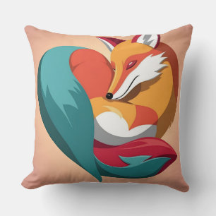 Heart Fox for Mother's Day Cushion