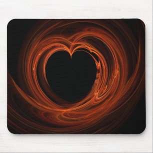 Heart Fractal Mouse Mat