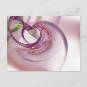 Heart Fractal Postcard